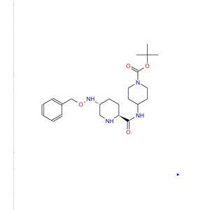 4-(((2S,5R)-5-(苄氧氨基)哌啶-2-羧酰胺基)哌啶-1-羧酸叔丁酯4-羧酸叔丁酯