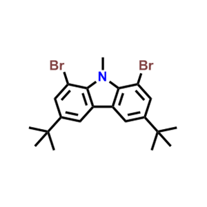 1,8-二溴-3,6-二叔丁基-9-甲基-9H-咔唑