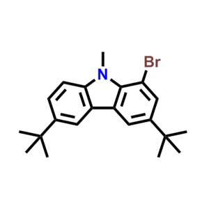1-溴-3,6-二叔丁基-9-甲基-9H-咔唑,1-Bromo-3,6-di-tert-butyl-9-methyl-9H-carbazole