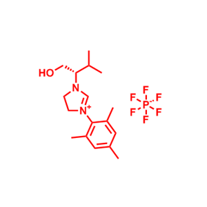 (S)-1-(1-羟基-3-甲基丁-2-基)-3-均三甲苯基-4,5-二氢-1H-咪唑-3-鎓六氟磷酸盐