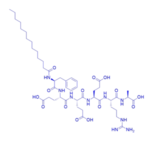 肉豆蔻酰化肽Myr-FEEERA-OH/2700321-79-3/mP6