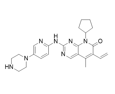 帕布昔利布杂质B,8-cyclopentyl-5-methyl-2-((5-(piperazin-1-yl)pyridin-2-yl) amino)-6-vinylpyrido[2,3-d]pyrimidin-7(8H)-one