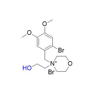 匹维溴铵杂质02,4-(2-bromo-4,5-dimethoxybenzyl)-4-(2-hydroxyethyl)morpholin-4-ium bromide