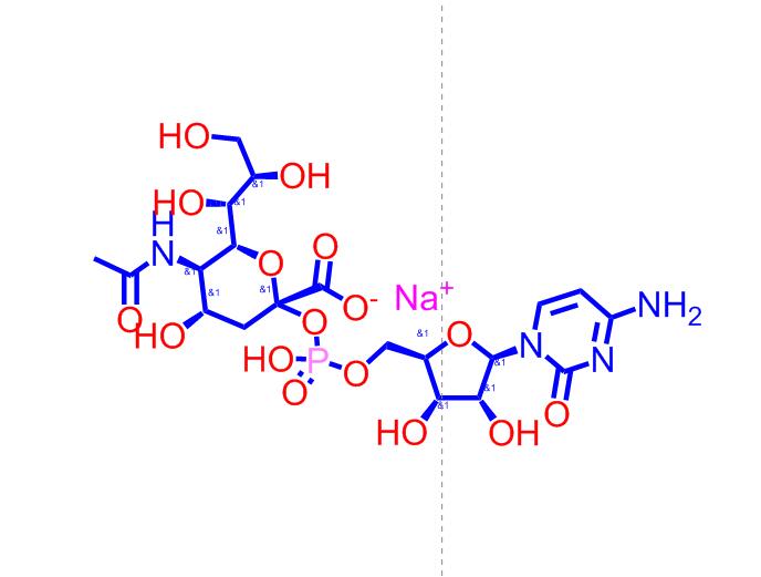 5`-单磷酸腺嘌呤核苷-唾液酸二钠盐,Cytidine-5'-monophospho-N-acetylneuraminic acid disodium salt ; CMP-Sia;CMP-Neu5Ac
