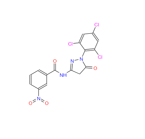 1-(2',4',6'-三氯苯基)-3-(間硝基苯甲酰胺基)-5-吡唑酮,1-(2',4',6'-Trichlorophenyl)-3-(3-nitrobenzamido)-5-pyrazolone