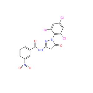 1-(2',4',6'-三氯苯基)-3-(间硝基苯甲酰胺基)-5-吡唑酮