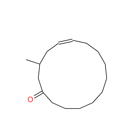 甲基環(huán)十五烯酮,(5E)-3-methylcyclopentadec-5-en-1-one