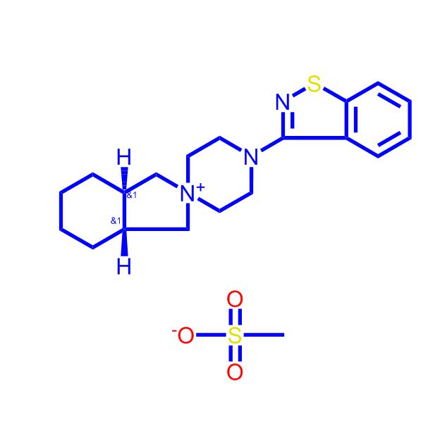 (3AR,7AR)-4'-(1,2-苯并异噻唑-3-基)八氢螺[2H-异吲哚-2,1'-哌嗪]甲磺酸盐,(3aR,7aR)-4'-(1,2-Benzisothiazol-3-yl)octahydrospiro[2H-isoindole-2,1'-piperaziniuM] Methanesulfonate