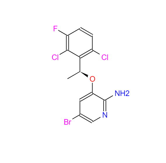 克唑替尼杂质19,(S)-5-broMo-3-(1-(2,6-dichloro-3-fluorophenyl)ethoxy)pyridin-2-aMine