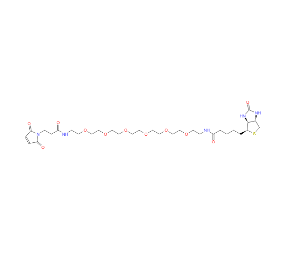 生物素-PEG6-马来酰亚胺,Biotin-PEG6-Mal
