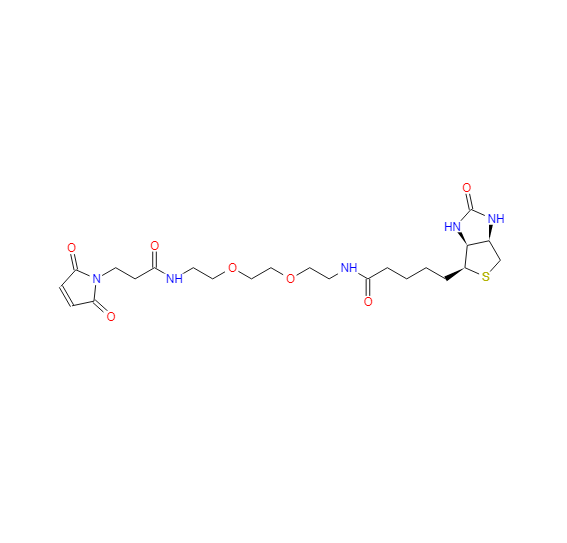 生物素-二聚乙二醇-酰胺-马来酰亚胺,N-Biotinyl-N'-(3-maleimidopropionyl)-3,6-dioxaoctane-1,8-diamine