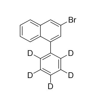 氘代3-溴-1-苯基-萘,deuterium substituted  3-bromo-1-pheny-naphthalene