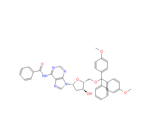 N6-苯甲酰基-5'-O-(4,4'-二甲氧基三苯基)-2'-脱氧腺苷,N6-Benzoyl-5'-O-(4,4'-dimethoxytrityl)-2'-deoxyadenosine