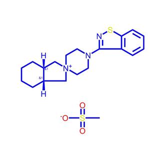 (3AR,7AR)-4'-(1,2-苯并异噻唑-3-基)八氢螺[2H-异吲哚-2,1'-哌嗪]甲磺酸盐186204-37-5