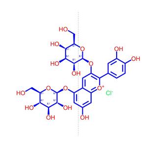 氯化矢车菊素-3,5-O-双葡萄糖苷,Cyanidin-3,5-O-diglucoside chloride