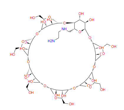 单-(6-乙二胺基-6-去氧)-Β-环糊精,6A-[(2-aminoethyl)amino]-6A-deoxy-beta-Cyclodextrin
