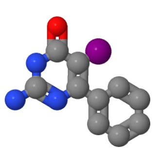 2-氨基-5-碘-6-苯基-4(1H)-嘧啶酮,2-AMINO-5-IODO-6-PHENYL-4(1H)-PYRIMIDINONE