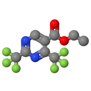 2,4-二三氟甲基-5-嘧啶甲酸乙酯,ETHYL-2-TRIFLUOROMETHYL-4-TRIFLUOROMETHYL-5-PYRIMIDINE CARBOXYLATE