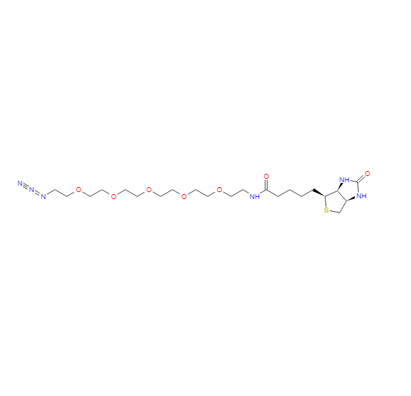 生物素-六聚乙二醇-疊氮,Biotin-PEG5-azide