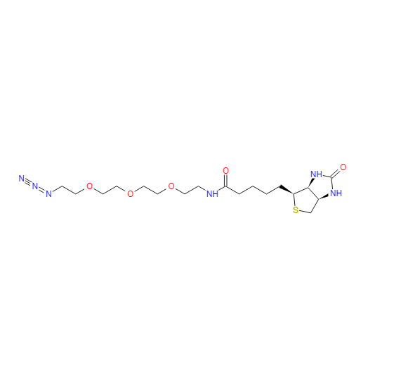 N-[2-[2-[2-(2-叠氮乙氧基)乙氧基]乙氧基]乙基]生物素胺,Biotin-PEG4-N3