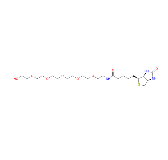(3AS,4S,6AR)-六氢-N-(17-羟基-3,6,9,12,15-五氧杂十七烷-1-基)-2-氧代-1H-噻吩并[3,4-D]咪唑-4-戊酰胺,Biotin-PEG6-OH