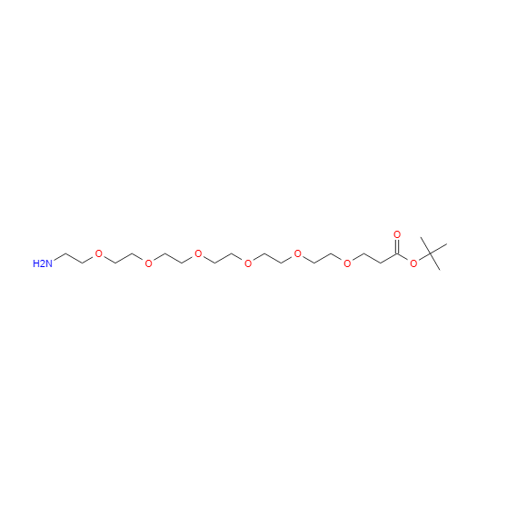 氨基-五聚乙二醇-丙酸叔丁酯,H2N-PEG6-tBu