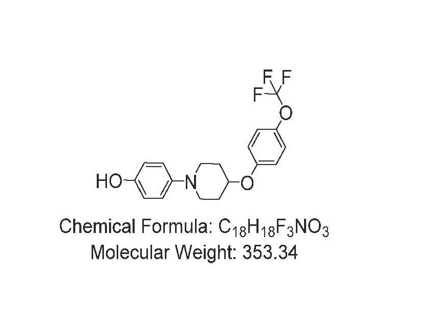 4-[ 4-( 4-三氟甲氧基苯氧基)哌啶-1-基]苯酚,4-[4-[4-(trifluoroMethoxy)phenoxy]piperidin-1-yl]phenol