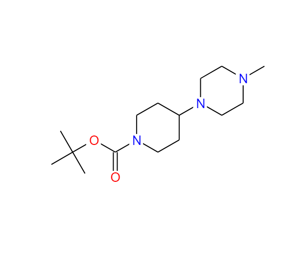 4-(4-甲基-1-哌嗪基)-1-哌啶甲酸叔丁酯,tert-butyl 4-(4-methylpiperazin-1-yl)piperidine-1-carboxylate