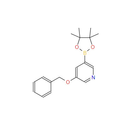 3-(苄氧基)-5-(4,4,5,5-四甲基-1,3,2-二氧杂环戊硼烷-2-基)吡啶,3-(benzyloxy)-5-(4,4,5,5-tetraMethyl-1,3,2-dioxaborolan-2-yl)pyridine