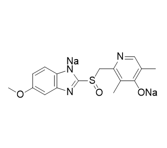 埃索美拉唑杂质H21501,sodium 2-(((3,5-dimethyl-4-oxidopyridin-2-yl)methyl)sulfinyl)-5- methoxybenzo[d]imidazol-1-ide