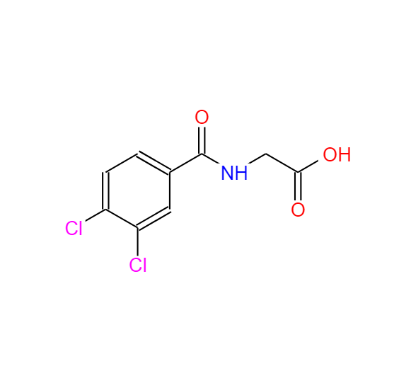 2-(3,4-二氯苯甲酰胺)乙酸,2-[(3,4-DICHLOROBENZOYL)AMINO]ACETIC ACID