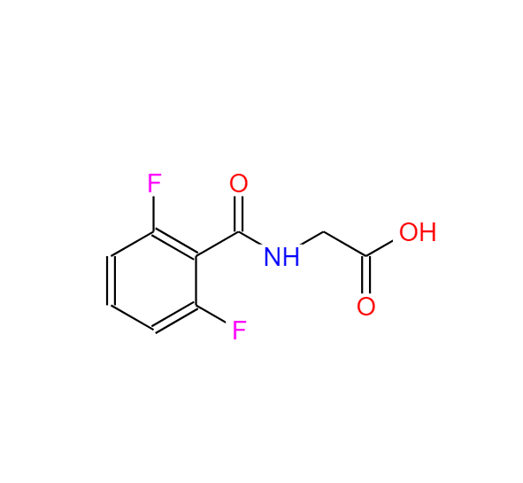 2，6-二氟苯甲酰甘氨酸,Glycine, N-(2,6-difluorobenzoyl)-