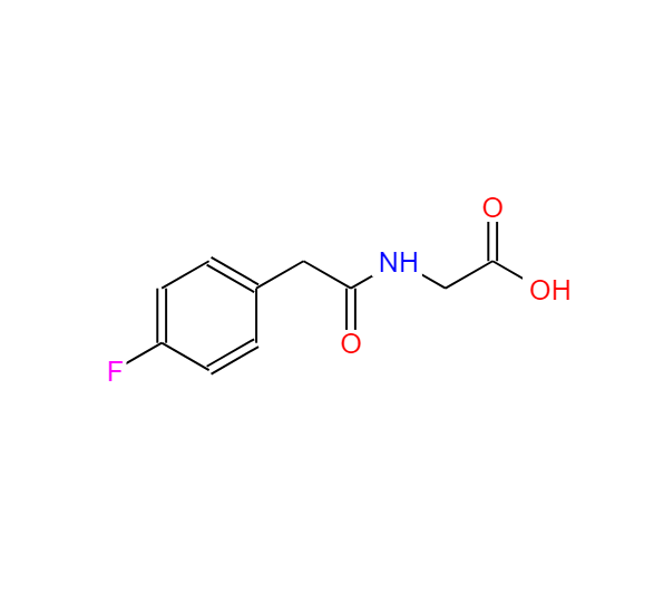 2-[[2-(4-fluorophenyl)acetyl]amino]aceticacid,2-[[2-(4-fluorophenyl)acetyl]amino]aceticacid