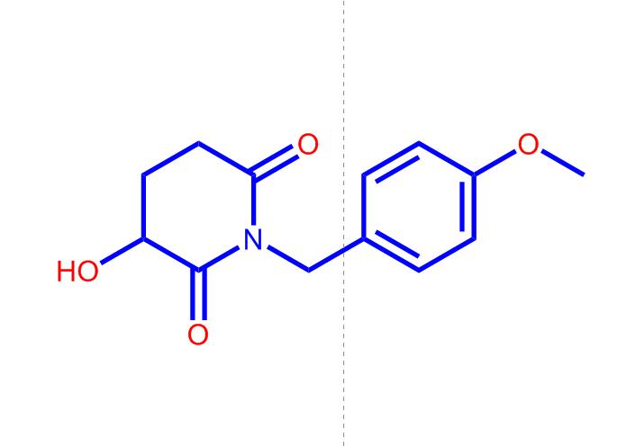 3-羟基-1-(4-甲氧基苄基)哌啶-2,6-二酮,3-Hydroxy-1-(4-methoxybenzyl)piperidine-2,6-dione