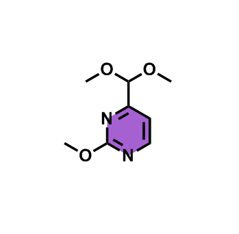 4-(二甲氧基甲基)-2-甲基嘧啶,4-(Dimethoxymethyl)-2-methoxypyrimidine