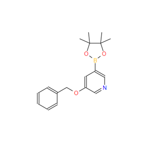 3-(苄氧基)-5-(4,4,5,5-四甲基-1,3,2-二氧杂环戊硼烷-2-基)吡啶