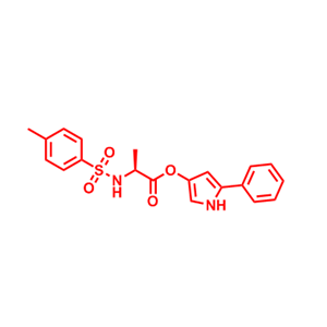 3-(N-对甲苯磺酰基-L-丙氨酰氧基)-5-苯基吡咯,3-(N-Tosyl-L-alaninyloxy)-5-phenylpyrrole