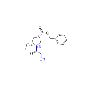 乌帕替尼杂质26,benzyl (3S,4S)-3-ethyl-4-(2-hydroxyacetyl)pyrrolidine-1-carboxylate