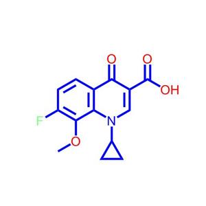1-环丙基-7-氟-8-甲氧基-4-氧代-1,4-二氢喹啉-3-羧酸 221221-16-5