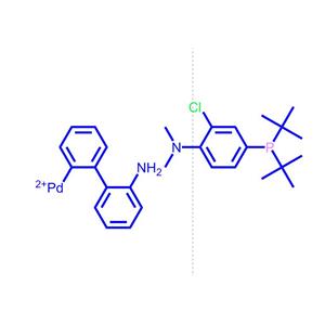 氯[(4-(N,N-二甲氨基)苯基]二叔丁基膦(2-氨基-1,1