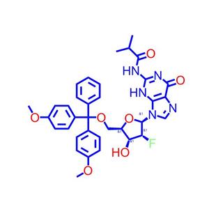 5'-O-(4,4'-二甲氧基三苯甲基)-N2-异丁酰基-2'-氟脱氧鸟苷144089-96-3
