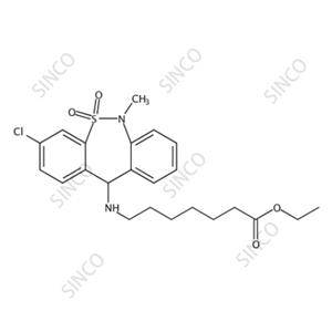 噻奈普汀杂质1,Tianeptine Ethyl Ester