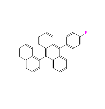 9-(1-萘基)-10-(4-溴苯基)蒽,9-(4-broMophenyl)-10-(naphthalen-1-yl)anthracene