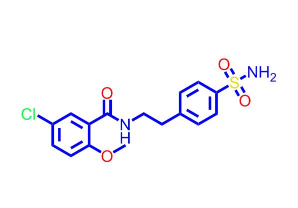 4-[2-(5-氯-2-甲氧基苯甲酰氨基)乙基]苯磺酰胺,4-(2-(5-Chloro-2-methoxybenzamido)ethyl)benzenesulfamide