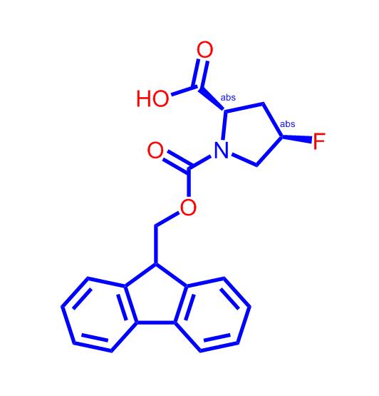 (2S,4R)-1-(((9H-芴-9-基)甲氧基)羰基)-4-氟吡咯烷-2-羧酸,(2S,4R)-1-(((9H-Fluoren-9-yl)methoxy)carbonyl)-4-fluoropyrrolidine-2-carboxylicacid