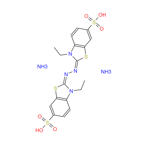 2,2'-聯(lián)氮雙(3-乙基苯并噻唑啉-6-磺酸)二銨鹽,Diammonium 2,2'-azino-bis(3-ethylbenzothiazoline-6-sulfonate)