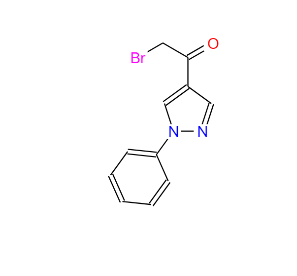 2-bromo-1-(1-phenyl-1H-pyrazol-4-yl)Ethanone,2-bromo-1-(1-phenyl-1H-pyrazol-4-yl)Ethanone