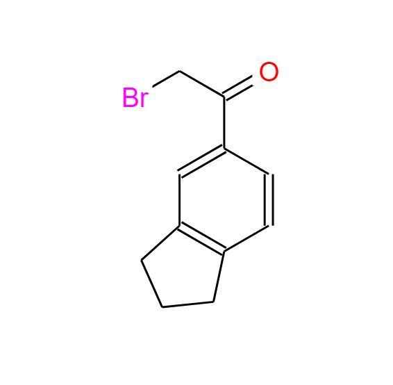 2-溴-1-(2,3-二氢-1H-茚-5-基)乙烷-1-酮,Ethanone, 2-bromo-1-(2,3-dihydro-1H-inden-5-yl)-