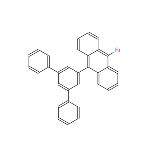 10-(3,5-二苯基苯基)-9-溴蒽,9-(3,5-diphenylphenyl)-10-broMoanthracene