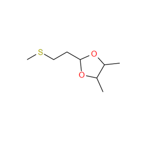 4,5-二甲基-2-乙基甲硫基-1,3-二氧五环,1,3-Dioxolane, 4,5-dimethyl-2-[2-(methylthio)ethyl]-
